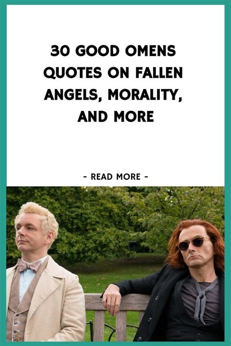 Good Omens Quotes by Terry Pratchett .